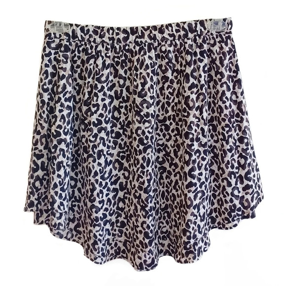 BANANA Republic Animal Print Skirt Y2K Mini - Picture 1 of 5